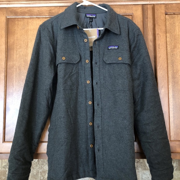 patagonia fjord flannel grey